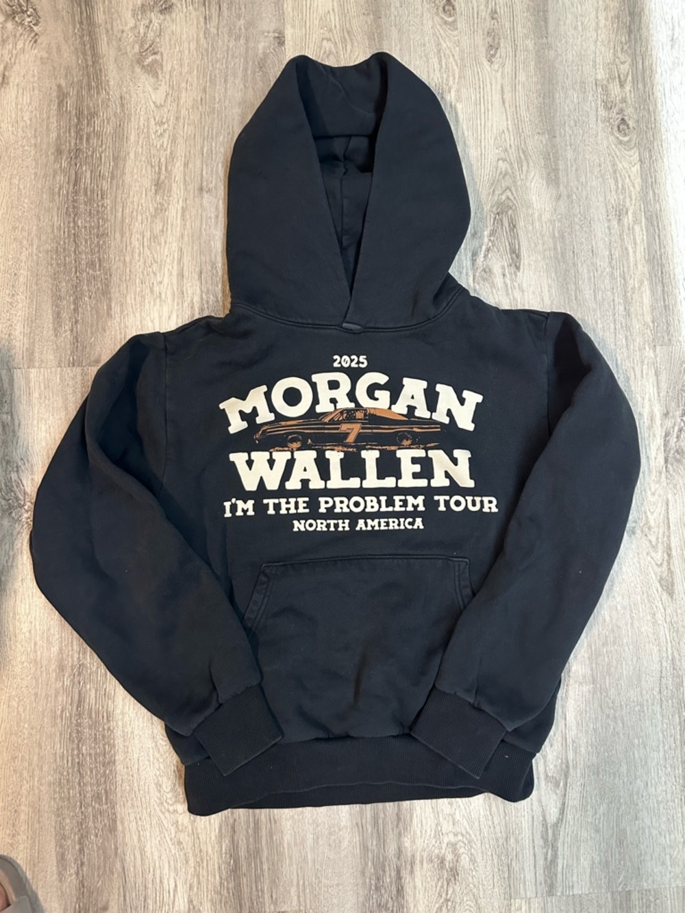 Morgan Wallen 2025 "I'm The Problem" Tour Black Hoodie